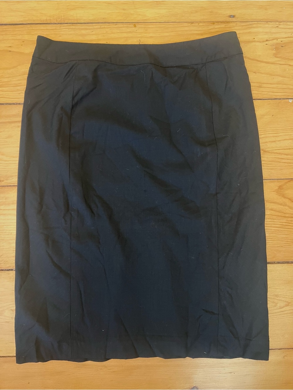 Express Black Wool Pencil Skirt